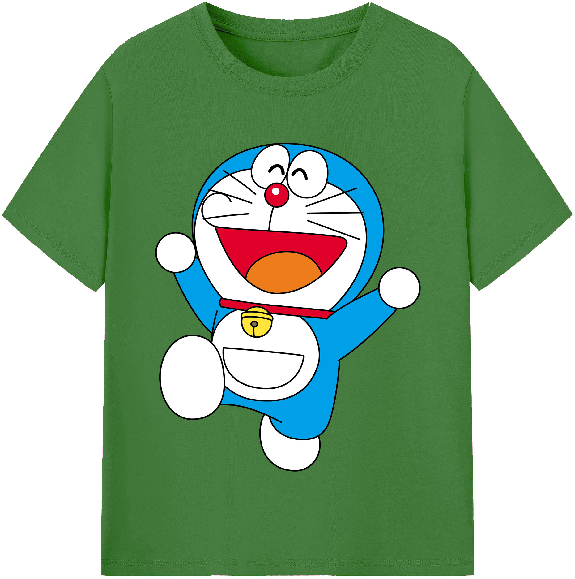 （画像用） ドラえもん Doraemon レディースカジュアルプリントTシャツ（綿100％）